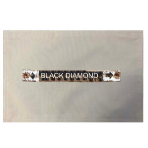 Black Diamond Placemats. Indoor/Outdoor. 12″ x 18″