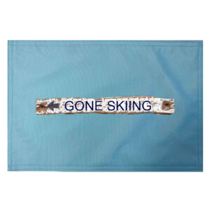 Gone Skiing Placemats. Indoor/Outdoor. 12″ x 18″