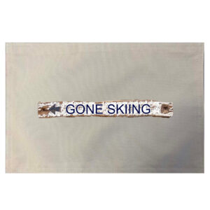 Gone Skiing Placemats. Indoor/Outdoor. 12″ x 18″