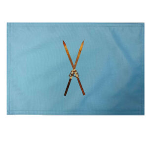 Vintage Skis Placemats. Indoor/Outdoor. 12″ x 18″