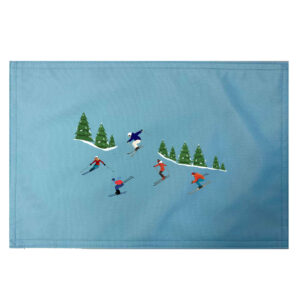 Ski Day Placemats. Indoor/Outdoor. 12″ x 18″