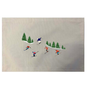 Ski Day Placemats. Indoor/Outdoor. 12″ x 18″