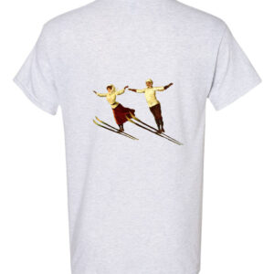 Vintage Skiers Two T Shirt